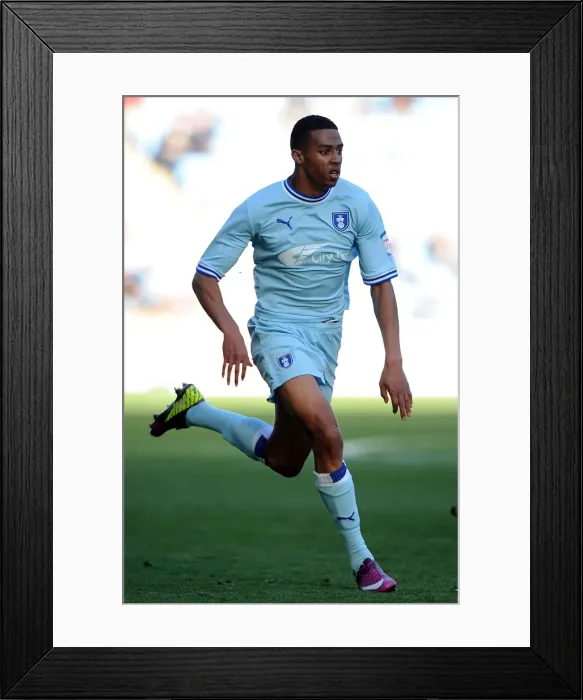 Framed Print : Coventry City vs Burnley: Cyrus Christie in Action (Npower Championship 2011, Ricoh Arena) Framed Print : Coventry City vs Burnley: Cyrus Christie in Action (Npower Championship 2011, Ricoh Arena)