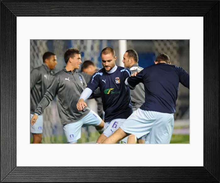 Framed Print : James McPake of Coventry City Gears Up for Npower Championship Showdown against Millwall Framed Print : James McPake of Coventry City Gears Up for Npower Championship Showdown against Millwall