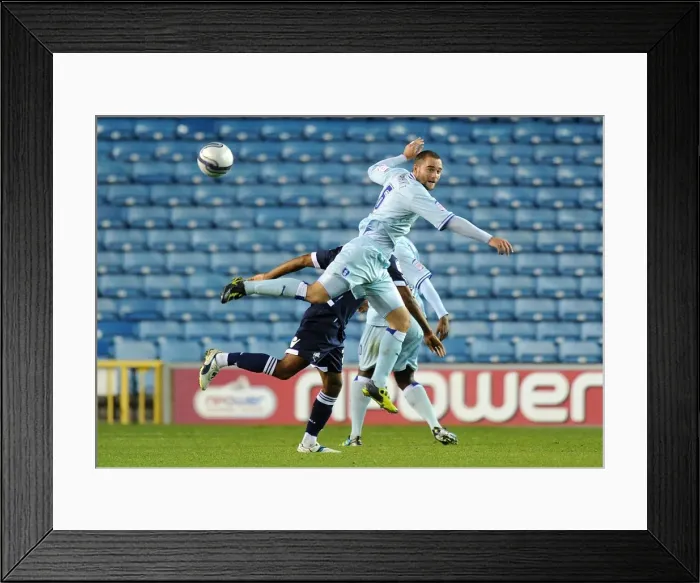 Framed Print : James McPake in Action: Coventry City vs Millwall, Npower Championship (01-11-2011, The Den) Framed Print : James McPake in Action: Coventry City vs Millwall, Npower Championship (01-11-2011, The Den)