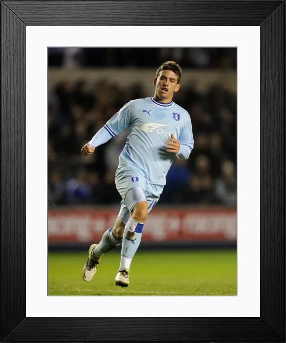Framed Print : Cody McDonald's Thrilling Goal: Coventry City at Millwall, Npower Championship (Nov 1, 2011)