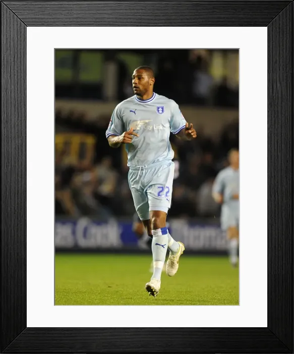 Framed Print : Clive Platt Leads Coventry City Charge at The Den Against Millwall in Championship Action (November 1, 2011) Framed Print : Clive Platt Leads Coventry City Charge at The Den Against Millwall in Championship Action (November 1, 2011)