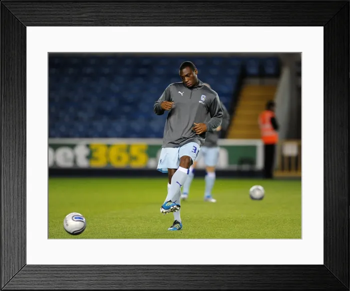 Framed Print : Nathan Cameron at The Den: Coventry City vs Millwall, Npower Championship (1st November 2011) Framed Print : Nathan Cameron at The Den: Coventry City vs Millwall, Npower Championship (1st November 2011)