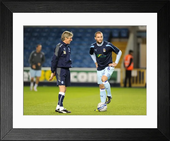 Framed Print : Coventry City FC: Harrison and McPake Prepare for Npower Championship Showdown at Millwall Framed Print : Coventry City FC: Harrison and McPake Prepare for Npower Championship Showdown at Millwall