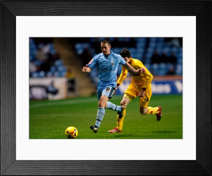 Framed Print : Michael Doyle vs. Kyle Lafferty: A Football Rivalry at Ricoh Arena (Coventry City vs. Burnley, 2006) Framed Print : Michael Doyle vs. Kyle Lafferty: A Football Rivalry at Ricoh Arena (Coventry City vs. Burnley, 2006)