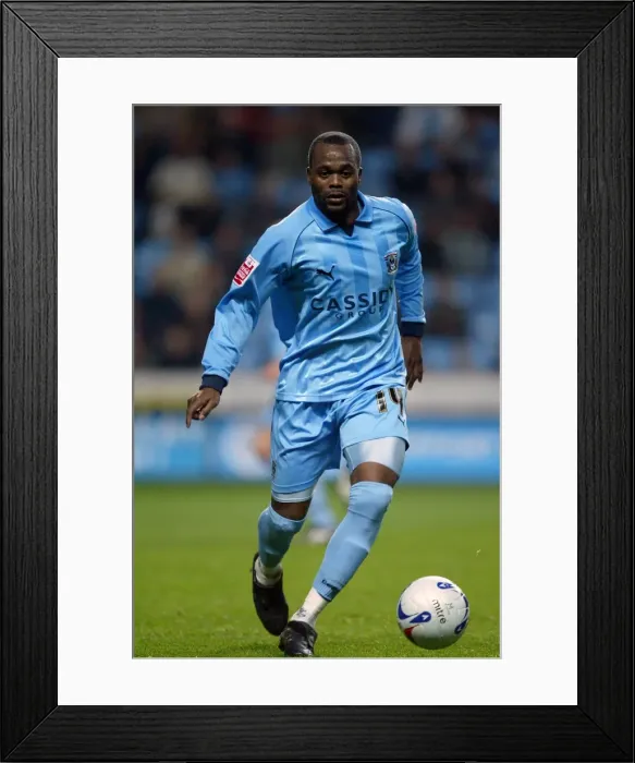 Framed Print : Stern John's Stunning Goal for Coventry City vs Colchester United at Ricoh Arena (2006) Framed Print : Stern John's Stunning Goal for Coventry City vs Colchester United at Ricoh Arena (2006)