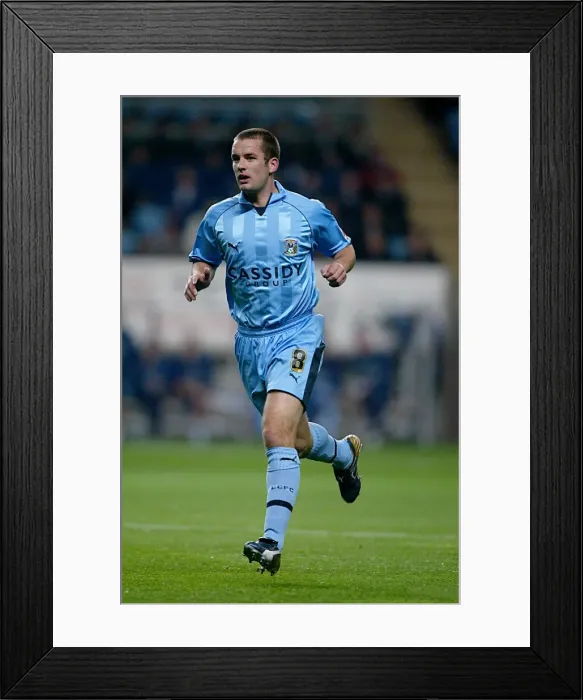 Framed Print : Michael Doyle in Action for Coventry City vs Colchester United at Ricoh Arena (2006) Framed Print : Michael Doyle in Action for Coventry City vs Colchester United at Ricoh Arena (2006)