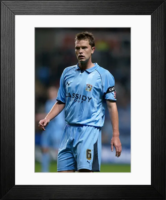 Framed Print : Stephen Hughes in Action for Coventry City vs Colchester United at Ricoh Arena (October 23, 2006) Framed Print : Stephen Hughes in Action for Coventry City vs Colchester United at Ricoh Arena (October 23, 2006)
