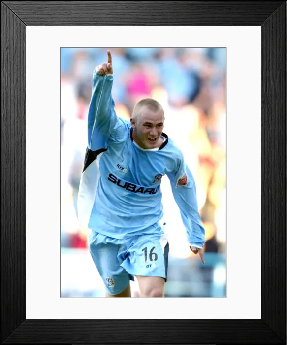 Framed Print : Coventry City's Glorious Double: Eddie Johnson's Unforgettable Performance Against Sunderland (07-08-2004) Framed Print : Coventry City's Glorious Double: Eddie Johnson's Unforgettable Performance Against Sunderland (07-08-2004)
