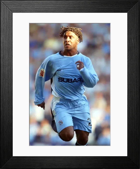 Framed Print : Richard Shaw in Action: Coventry City vs Sunderland (07-08-2004) Framed Print : Richard Shaw in Action: Coventry City vs Sunderland (07-08-2004)