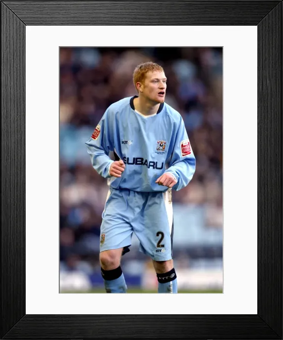 Framed Print : Andrew Whing in Action: Coventry City vs Burnley, Highfield Road (2005) Framed Print : Andrew Whing in Action: Coventry City vs Burnley, Highfield Road (2005)