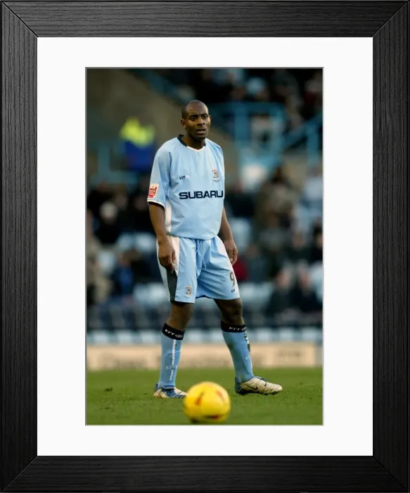 Framed Print : Dele Adebola's Stunning Goal: Coventry City vs Burnley (February 12, 2005) Framed Print : Dele Adebola's Stunning Goal: Coventry City vs Burnley (February 12, 2005)