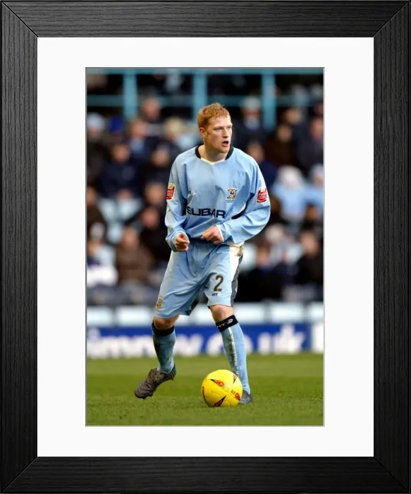 Framed Print : Andrew Whing in Action: Coventry City vs Burnley (2005) Framed Print : Andrew Whing in Action: Coventry City vs Burnley (2005)