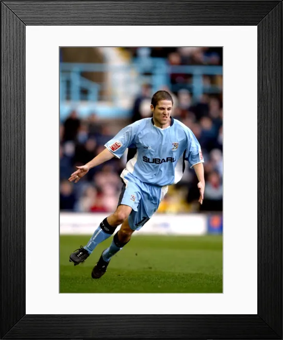 Framed Print : Michael Doyle in Action: Coventry City vs Burnley (Highfield Road, 12-02-2005) Framed Print : Michael Doyle in Action: Coventry City vs Burnley (Highfield Road, 12-02-2005)