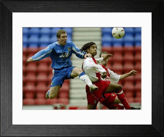 Framed Print : Wigan V Coventry - JJB Stadium Framed Print : Wigan V Coventry - JJB Stadium