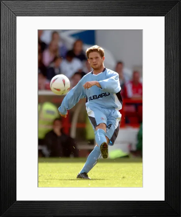 Framed Print : Bjarni Gudjonssen in Action for Coventry City vs Nottingham Forest (2004) Framed Print : Bjarni Gudjonssen in Action for Coventry City vs Nottingham Forest (2004)