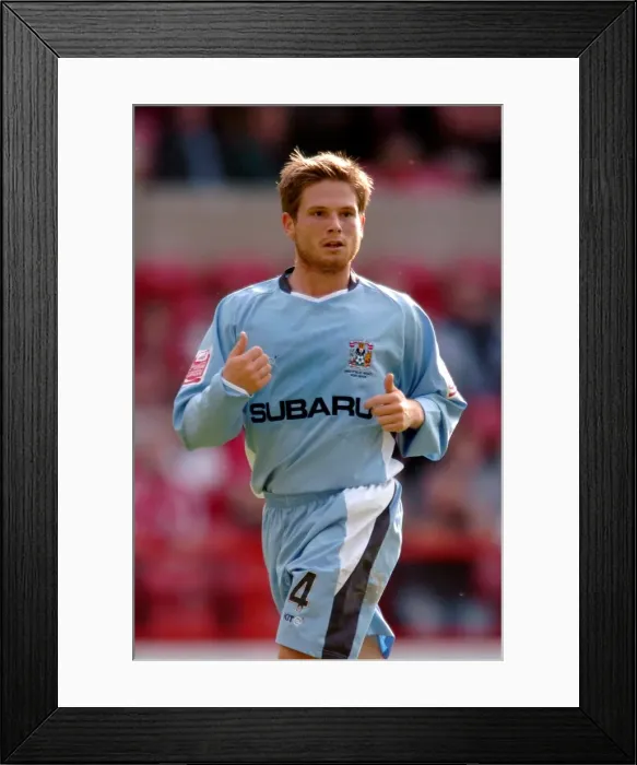 Framed Print : Bjarni Gudjonsson's Epic Goal for Coventry City at Nottingham Forest (2004) Framed Print : Bjarni Gudjonsson's Epic Goal for Coventry City at Nottingham Forest (2004)