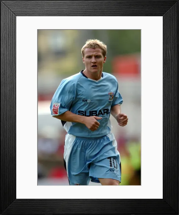 Framed Print : Thrilling Moment: Gary McSheffrey Scores for Coventry City at Nottingham Forest's City Ground (28-08-2004) Framed Print : Thrilling Moment: Gary McSheffrey Scores for Coventry City at Nottingham Forest's City Ground (28-08-2004)