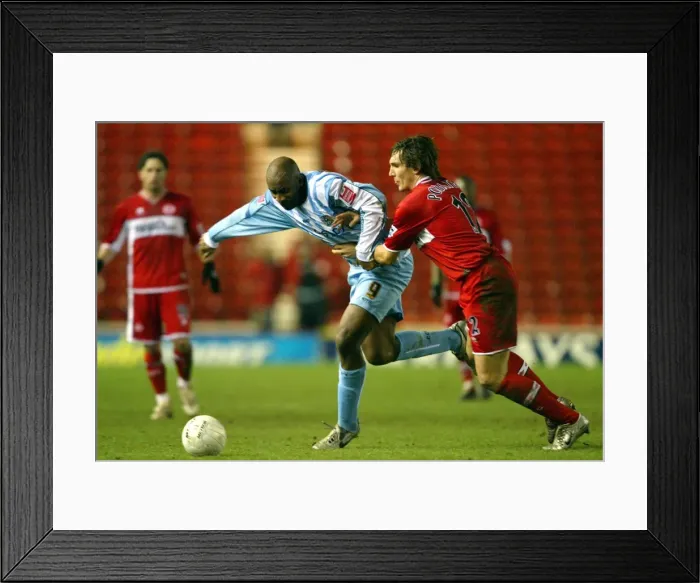 Framed Print : FA Cup - Fourth Round Replay - Middlesbrough v Coventry - Riverside Stadium Framed Print : FA Cup - Fourth Round Replay - Middlesbrough v Coventry - Riverside Stadium
