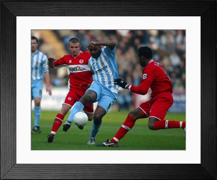 Framed Print : Dele Adebola's Chaotic Performance: Coventry City FC vs Middlesbrough in FA Cup Fourth Round (28-01-2006) Framed Print : Dele Adebola's Chaotic Performance: Coventry City FC vs Middlesbrough in FA Cup Fourth Round (28-01-2006)