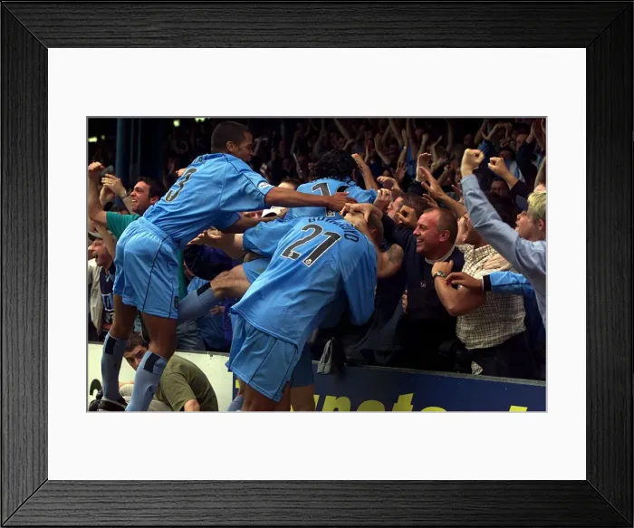 Framed Print : Stockport V Coventry / Hughes Framed Print : Stockport V Coventry / Hughes