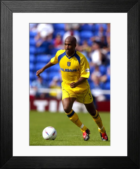 Framed Print : Determination on the Field: Dean Gordon's Unforgettable Performance for Coventry City vs. Reading (17-08-2001), Nationwide League Division One Framed Print : Determination on the Field: Dean Gordon's Unforgettable Performance for Coventry City vs. Reading (17-08-2001), Nationwide League Division One