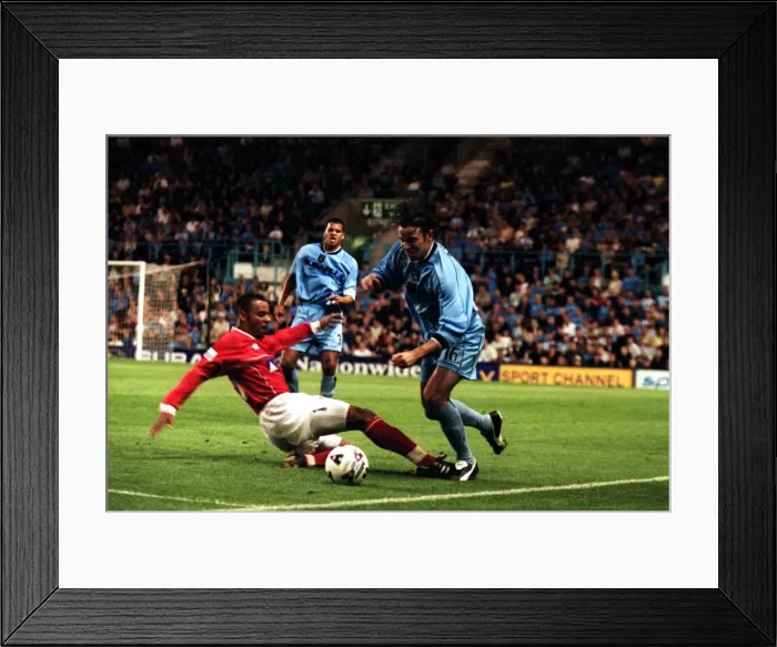 Framed Print : Keith O'Neill vs Jermaine Jenas: Coventry City vs Nottingham Forest Foul (2001) Framed Print : Keith O'Neill vs Jermaine Jenas: Coventry City vs Nottingham Forest Foul (2001)