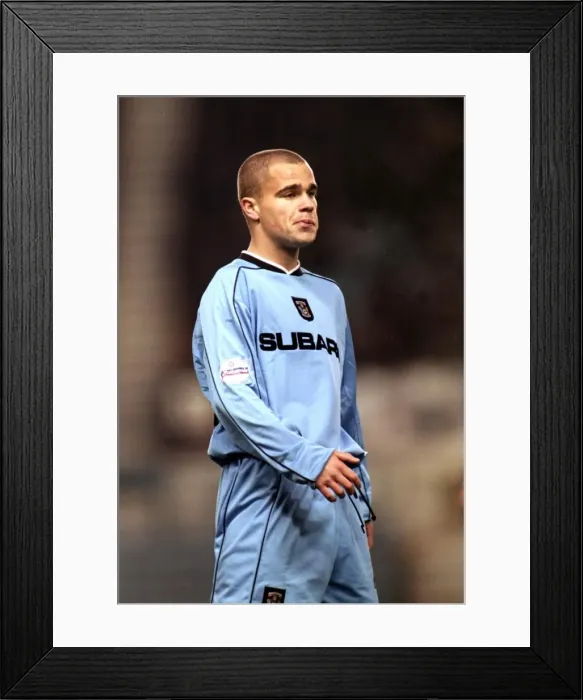 Framed Print : Determined Lee Fowler Shines in Coventry City's Battle Against Burnley (17-11-2001, Nationwide League Division One) Framed Print : Determined Lee Fowler Shines in Coventry City's Battle Against Burnley (17-11-2001, Nationwide League Division One)