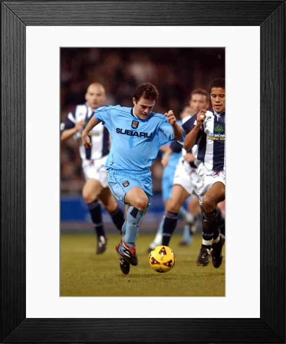 Framed Print : A Fierce Face-Off: David Thompson vs. West Bromwich Albion - Coventry City's Intense Division One Clash (December 12, 2001) Framed Print : A Fierce Face-Off: David Thompson vs. West Bromwich Albion - Coventry City's Intense Division One Clash (December 12, 2001)