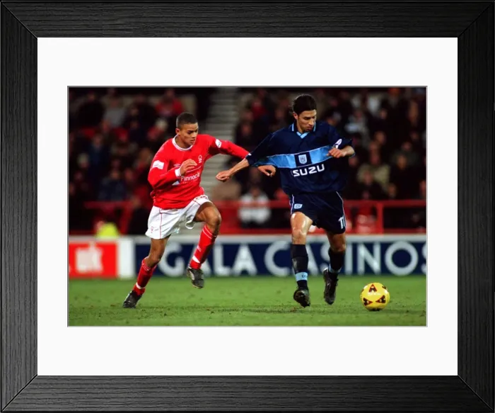 Framed Print : Jenas vs. Chippo: A Football Rivalry Ignites between Nottingham Forest and Coventry City (December 29, 2001, Nationwide League Division One) Framed Print : Jenas vs. Chippo: A Football Rivalry Ignites between Nottingham Forest and Coventry City (December 29, 2001, Nationwide League Division One)