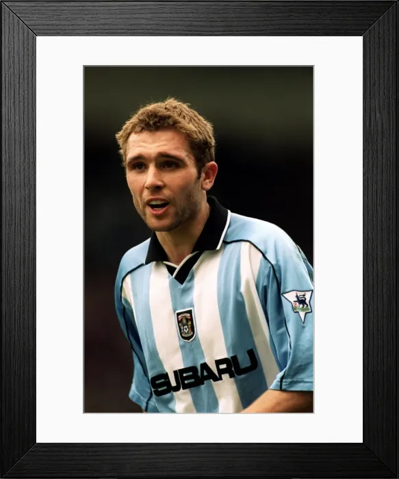 Framed Print : John Eustace in Action: Coventry City vs Sunderland (FA Carling Premiership, 16-04-2001) Framed Print : John Eustace in Action: Coventry City vs Sunderland (FA Carling Premiership, 16-04-2001)