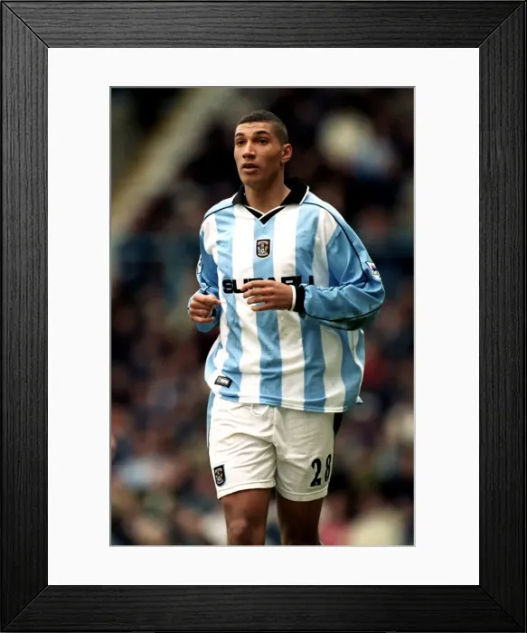 Framed Print : Determined Strike: Jay Bothroyd Scores for Coventry City Against Sunderland in FA Carling Premiership (16-04-2001) Framed Print : Determined Strike: Jay Bothroyd Scores for Coventry City Against Sunderland in FA Carling Premiership (16-04-2001)