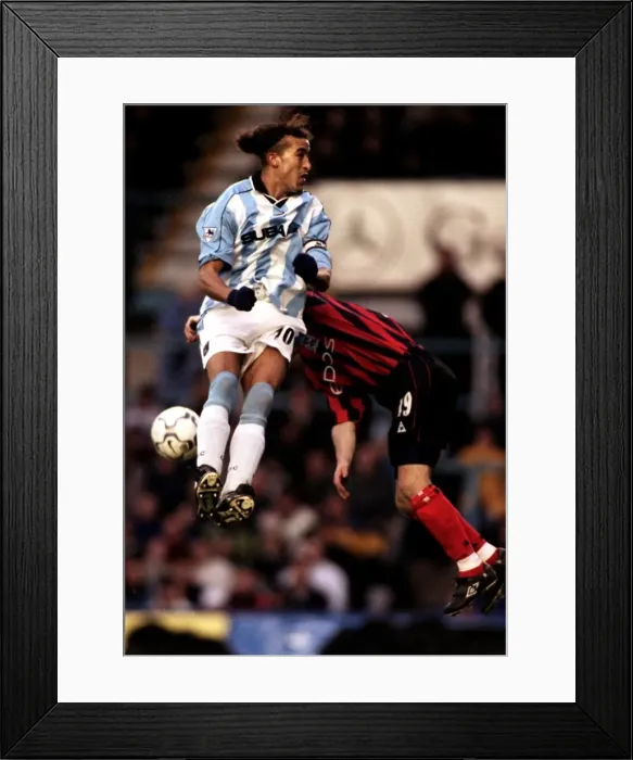Framed Print : FA Carling Premiership - Coventry City v Manchester City Framed Print : FA Carling Premiership - Coventry City v Manchester City