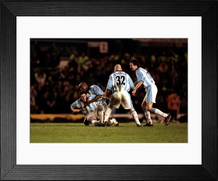 Framed Print : Mark Edworthy's Dramatic Equalizer: Coventry City vs. Manchester City (FA Carling Premiership, 01-01-2001) Framed Print : Mark Edworthy's Dramatic Equalizer: Coventry City vs. Manchester City (FA Carling Premiership, 01-01-2001)