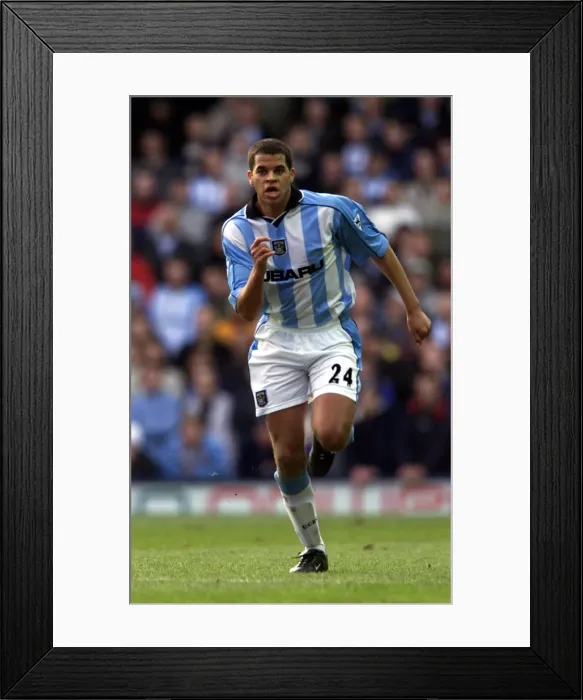 Framed Print : Marcus Hall: Coventry City's Elusive Midfielder Outwits Charlton Athletic Defenders during FA Carling Premiership Match (24-02-2001) Framed Print : Marcus Hall: Coventry City's Elusive Midfielder Outwits Charlton Athletic Defenders during FA Carling Premiership Match (24-02-2001)