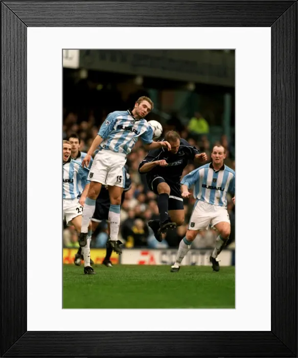 Framed Print : Clash at the Heart: Coventry City vs Derby County - A Battle for the Premiership's Air (31-03-2001) - Eustace vs Carbonari Framed Print : Clash at the Heart: Coventry City vs Derby County - A Battle for the Premiership's Air (31-03-2001) - Eustace vs Carbonari