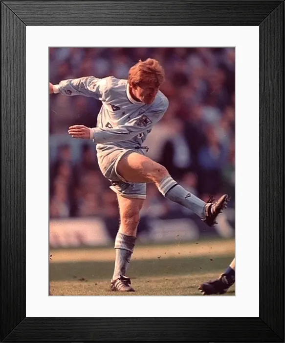 : Gordon Strachan in Action: Coventry City vs. Queens Park Rangers (1990s) - Intense Moment on the Football Field : Gordon Strachan in Action: Coventry City vs. Queens Park Rangers (1990s) - Intense Moment on the Football Field