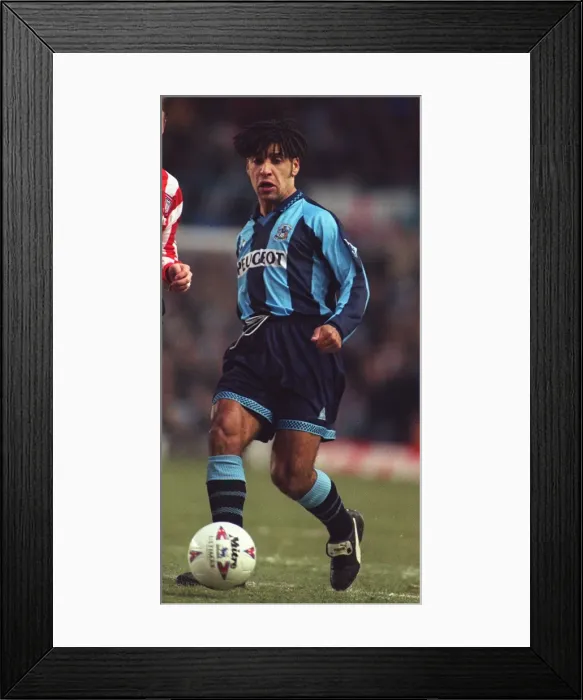 Framed Print : Intense Action: Coventry City vs Sunderland - The 90s Showdown featuring Richard Shaw Framed Print : Intense Action: Coventry City vs Sunderland - The 90s Showdown featuring Richard Shaw