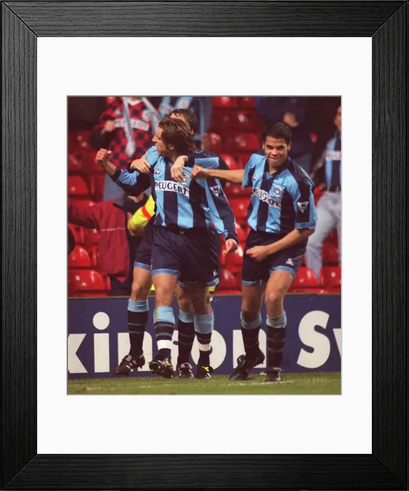 Framed Print : Coventry City's Glory: Darren Huckerby's Winning Goal vs. Nottingham Forest (FA Carling Premiership, 1990s) Framed Print : Coventry City's Glory: Darren Huckerby's Winning Goal vs. Nottingham Forest (FA Carling Premiership, 1990s)