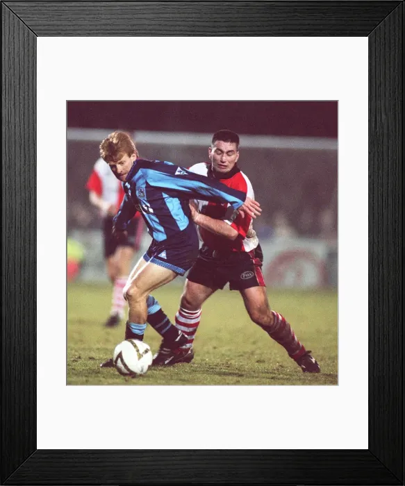 Framed Print : FA Cup Replay - Woking v Coventry Framed Print : FA Cup Replay - Woking v Coventry