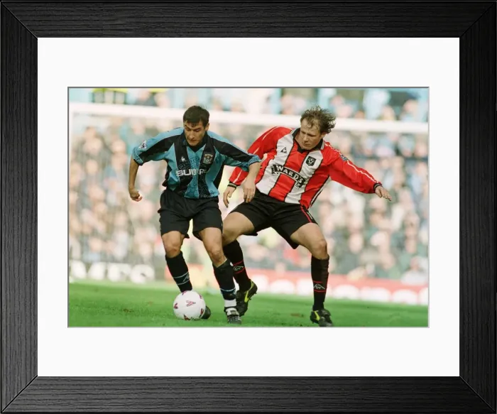 Framed Print : Coventry City vs Sheffield United: A FA Cup Quarterfinal Showdown - Viorel Moldovan vs Lee Sandford Framed Print : Coventry City vs Sheffield United: A FA Cup Quarterfinal Showdown - Viorel Moldovan vs Lee Sandford