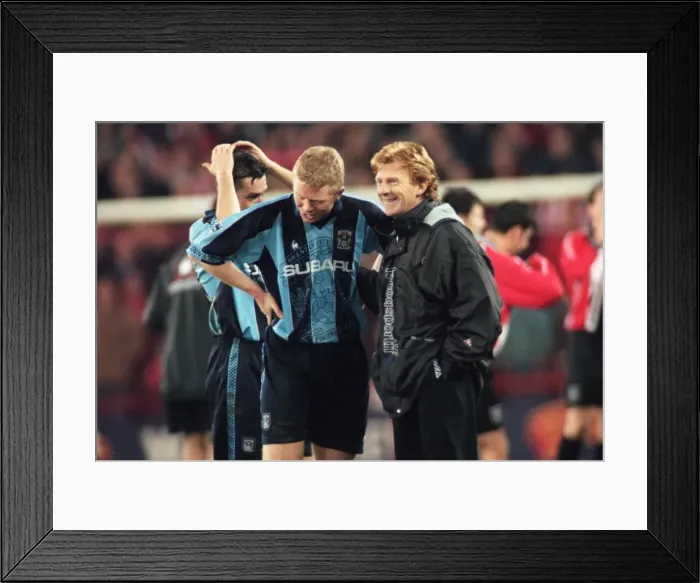 Framed Print : The FA Cup Quarter Final Replay Showdown: Strachan vs. Burrows - Sheffield United vs. Coventry City Framed Print : The FA Cup Quarter Final Replay Showdown: Strachan vs. Burrows - Sheffield United vs. Coventry City