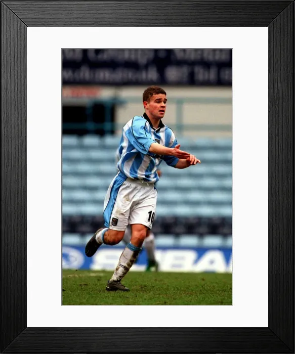 Framed Print : Coventry City FC vs Pakistan: Lee Fowler's Friendly Encounter Framed Print : Coventry City FC vs Pakistan: Lee Fowler's Friendly Encounter