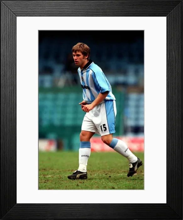 Framed Print : Coventry City FC vs Pakistan: Robert Betts in Action - Friendly Match Framed Print : Coventry City FC vs Pakistan: Robert Betts in Action - Friendly Match