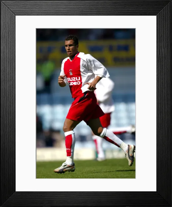 Framed Print : Coventry City's Yazid Mansouri in Action Against Wolverhampton Wanderers (2003) Framed Print : Coventry City's Yazid Mansouri in Action Against Wolverhampton Wanderers (2003)