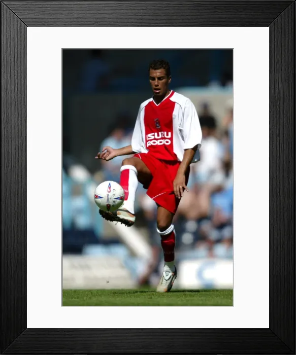Framed Print : Action-Packed Moment: Yazid Mansouri Faces Off Against Wolverhampton Wanderers (02-08-2003) Framed Print : Action-Packed Moment: Yazid Mansouri Faces Off Against Wolverhampton Wanderers (02-08-2003)