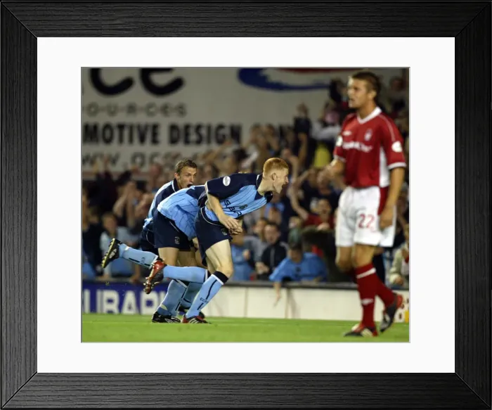 Framed Print : Andrew Whing's Equalizer: Coventry City vs. Nottingham Forest (Division One, 2003) Framed Print : Andrew Whing's Equalizer: Coventry City vs. Nottingham Forest (Division One, 2003)