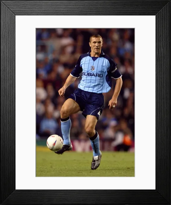Framed Print : Muhamed Konjic in Action: Coventry City vs Nottingham Forest (Division One, 2003) Framed Print : Muhamed Konjic in Action: Coventry City vs Nottingham Forest (Division One, 2003)