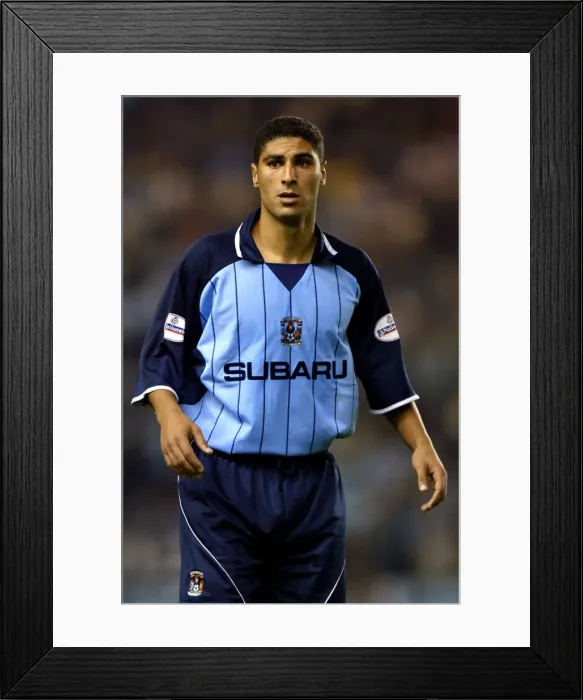 Framed Print : Youssef Safri in Action: Coventry City vs Nottingham Forest (Nationwide League Division One, 27-08-2003) Framed Print : Youssef Safri in Action: Coventry City vs Nottingham Forest (Nationwide League Division One, 27-08-2003)