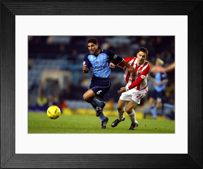 Framed Print : Coventry City vs Sunderland Clash in Nationwide League Division One (08-12-2003) Framed Print : Coventry City vs Sunderland Clash in Nationwide League Division One (08-12-2003)