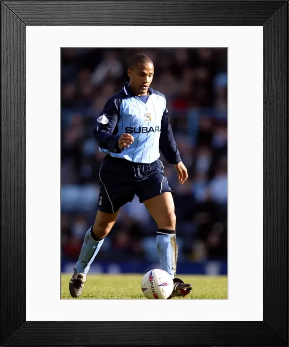 Framed Print : Clash in Division One: Coventry City vs Burnley (13-03-2004) Framed Print : Clash in Division One: Coventry City vs Burnley (13-03-2004)